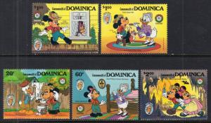Dominica 919-923 Disney's MNH VF