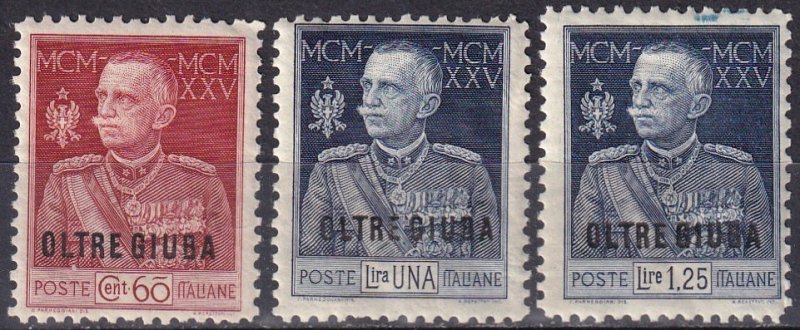 Oltre Giuba #21-3   F-VF Unused CV $9.70  (Z6856)