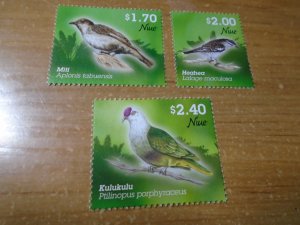 Birds :  Niue  #  865-67  MNH