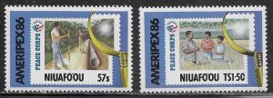 Niuafo'ou Scott #'s 74 - 75 MNH