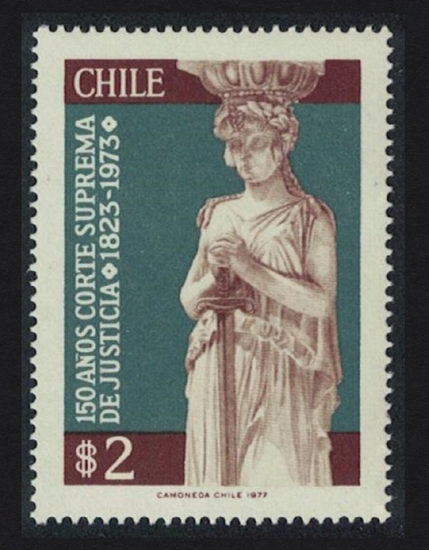 Chile 150th Anniversary of Supreme Court 1977 MNH SG#783