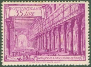 VATICAN 129 MNH CV $45.00 BIN $22.50