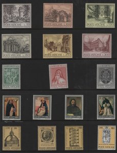 VATICAN CITY, MNH COLLECTION   7 STOCK SHEETS   LOOK