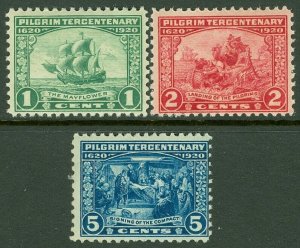 EDW1949SELL : USA 1920  Scott #548-50 Mint Never Hinged. Catalog $97.00.