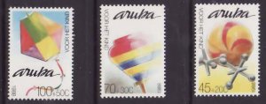 Aruba-Sc#B13-15- id5-unused NH semi-postal set-Children's Toys-1988-