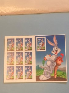Bugs Bunny SC#3137b Looney Tunes self adhesive issued 1997