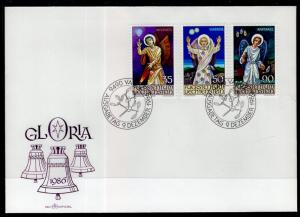 Liechtenstein 855-857 Christmas U/A FDC