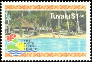 Tuvalu #693-696, Complete Set(4), 1995, Never Hinged