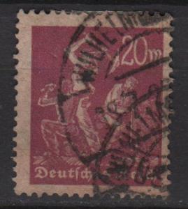 Germany 1922 - Scott  224 used  - 20m, Miners
