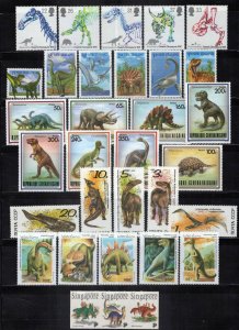 Dinosaurs Collection MNH Prehistoric Animals ZAYIX 0324M0108