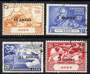 Aden 1949 KG6 75th Anniversary of Universal Postal Union ...