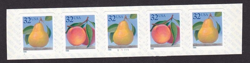 PNC5 32c Peach & Pear SA V11111 US #2495A MNH F-VF