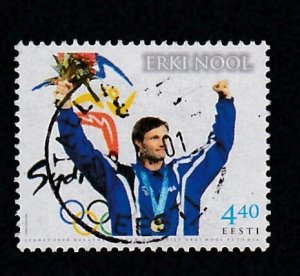Estonia # 407, Olympic Decathlon Champion, Used