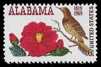 PCBstamps   US #1375 6c Alabama Statehood, MNH, (24)