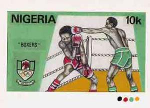 Nigeria 1984 Los Angeles Olympic Games - original hand-pa...