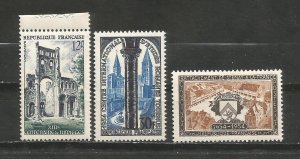 France #725-727 MNH