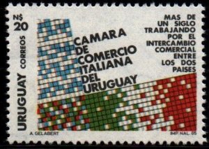 1986 Uruguay Italian chamber of commerce in Uruguay  #1212 ** MNH