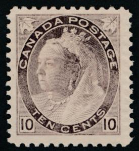 Canada 83 Mint LH, F-VF, 10c Victoria