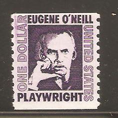 #1305C Eugene O'Neill Coil Single or Pair mint NH dull gum