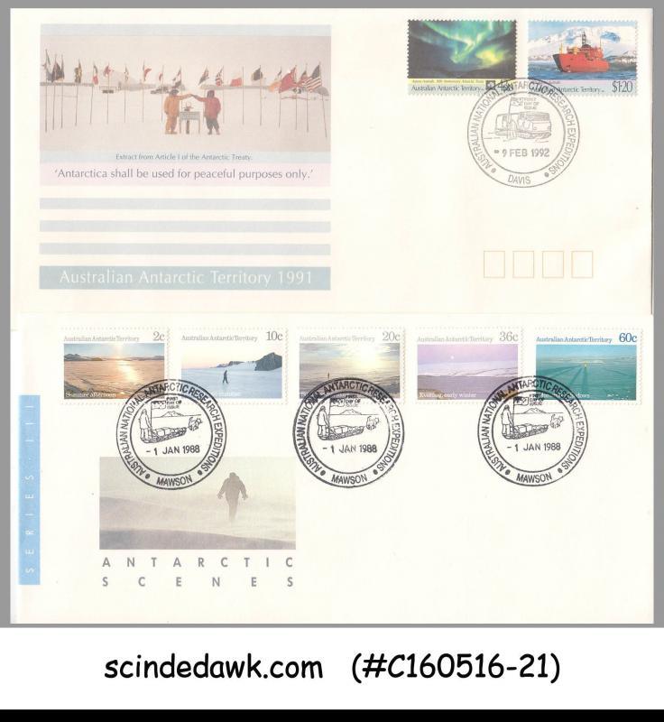 Australian Antarctic Territory - Selected First DAY Covers - 5nos |  Australia & Oceania - Australia, Stamp