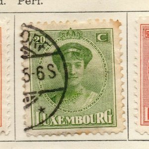 Luxemburg 1924-26 Early Issue Fine Used 20c. NW-191799