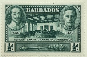 AlexStamps BARBADOS #202 VF Mint 