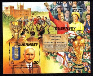 Guernsey 1998 Football 150th Anniversary Mint MNH Miniature Sheet SC 635