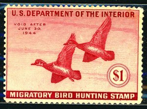 U.S. #RW10 MINT OG NH