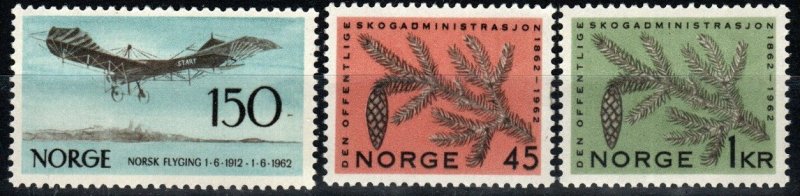 Norway #405-7 MNH CV $10.10 (X6128)