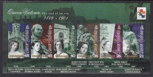 Guernsey 731a Queen Victoria Souvenir Sheet MNH VF