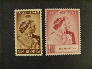 Bermuda #133-4 mint hinged 6070 a22.9 6070