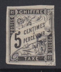 FRENCH COLONIES (GENERAL), Scott J5, used