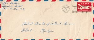 United States A.P.O.'s 6c DC-4 Skymaster Envelope 1957 Army-Air Force Postal ...