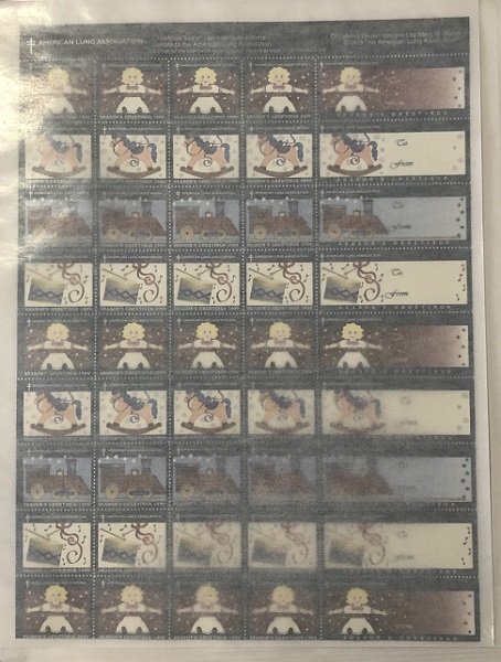 Christmas Seals from 1999 - Full MNH sheet