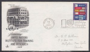 United Nations Scott 193 FDC - Training & Research Institute