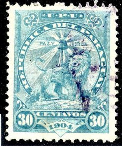 Paraguay, Scott #106, Used