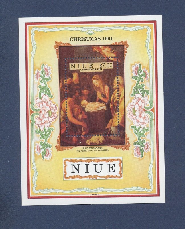 NIUE - Scott 603 -  MNH  - Christmas 1991