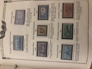 The All American Stamp Album Mint Stamps Very Nice Starts At 1933 Almost Full