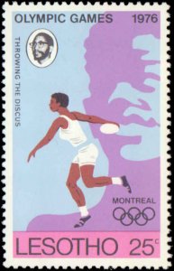 Lesotho #209-212, Complete Set(4), 1976, Olympics, Never Hinged