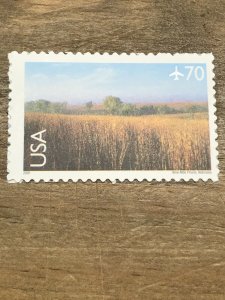 Scott#C136- Nine Mile Prairie, Nebraska- 70c MNH (S/A) Single -2001- Airmail