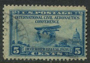 650  5c  International Civil Aeronautics Conference Used