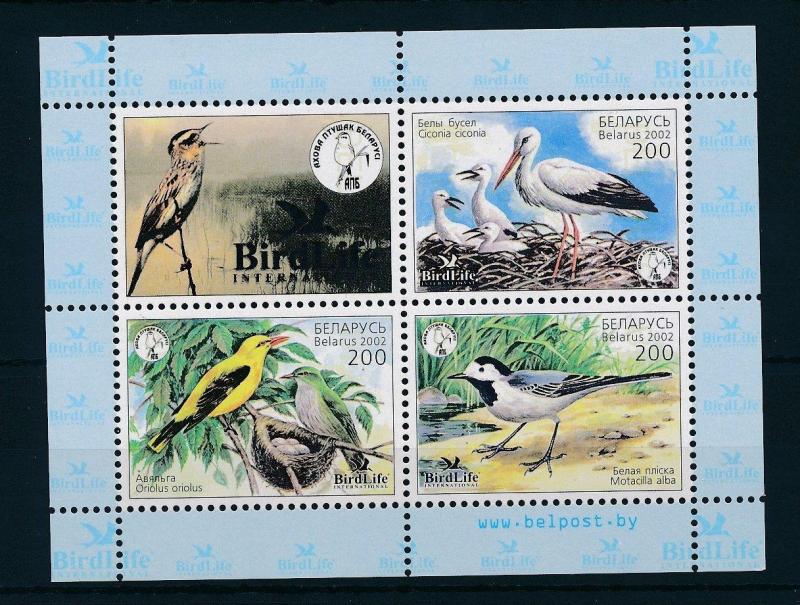 [17565] Belarus 2002 Birds Vögel Oiseaux Ucelli Souvenir SheetMNH