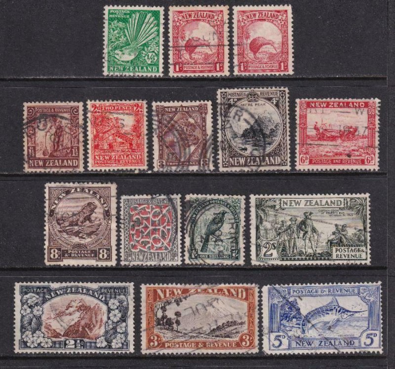 New Zealand 1935 SC 185-198 Used Set