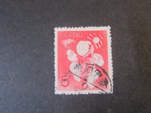 Japan 1953 Sc 576 set FU