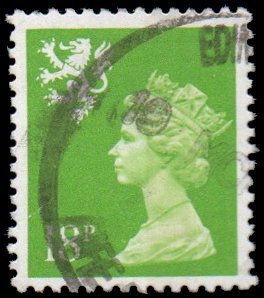 Scotland SMH36 - Used - 18p Elizabeth II (Perf 13.5x14) (1992) (cv $1.25)