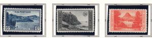 U.S.  Scott # 740-748  Nat'l Parks       /  PL-39