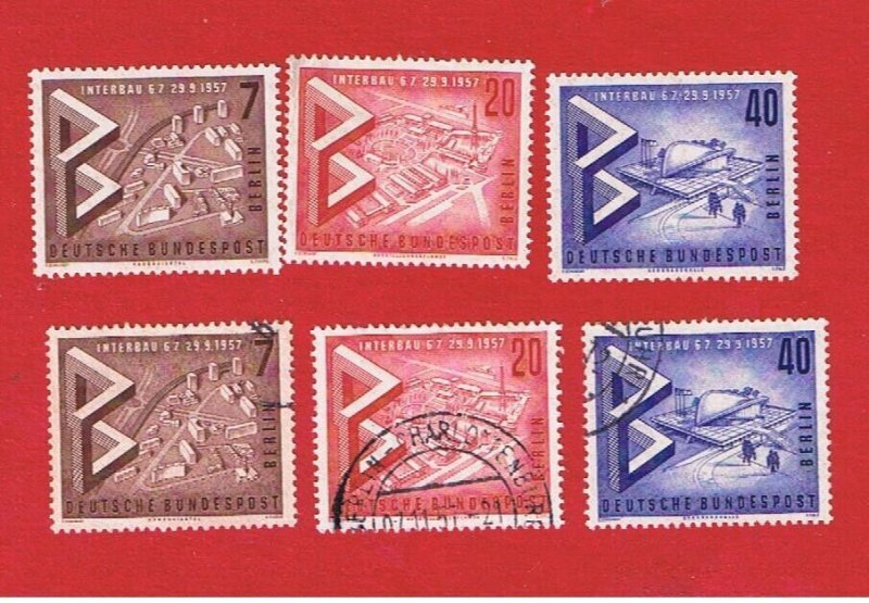 Germany-Berlin #9N143-9N144   MVFLH OG & VF used   Occupation Stamps