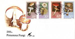 Ciskei - 1988 Poisonous Fungi FDC SG 141-144