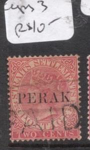 Malaya Perak SG 17 PAID Cancel Copy Three VFU (4diu) 