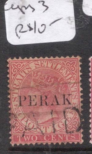 Malaya Perak SG 17 PAID Cancel Copy Three VFU (4diu)